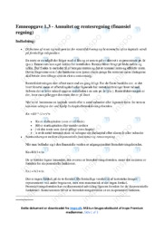 Annuitet og rentesregning | Emneopgave
