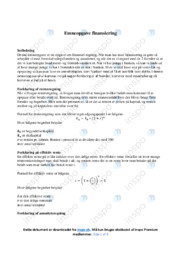 Finansiering | Matematik opgave | Noter