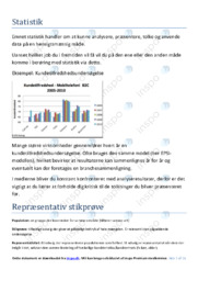 Statistik | Matematik noter | Over 10 sider