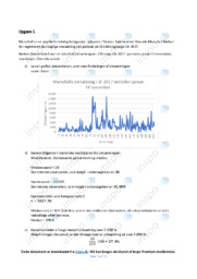Matematikopgave med statistik og differentiering