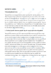 Søstrene Grene | Afsætningsopgave