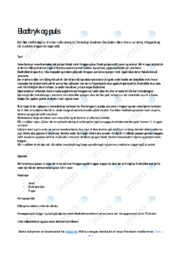 Blodtryk og puls | Biologirapport