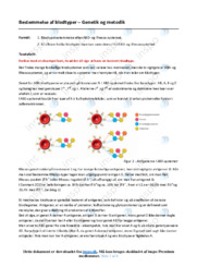 Bestemmelse af blodtyper | Genetik og metodik