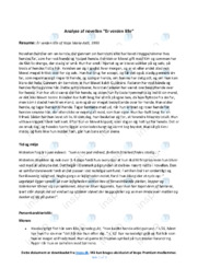 Er verden lille | Analyse | Naja Marie Aidt