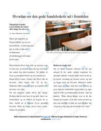 Hvordan ser den gode handelsskole ud i fremtiden | Repotage