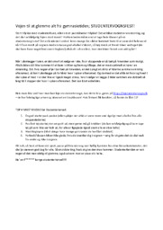 Vejen til at glemme alt fra gymnasietiden; STUDENTERVOGNSFEST!