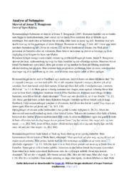 Submaino | Analyse | Jonas T. Bengtsson