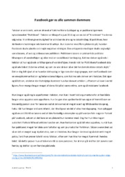 Facebook gør os alle sammen dummere