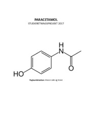 Paracetamol studieretningsprojekt | AT