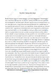 Saga | Analyse | Ravnkel Frøjsgodes