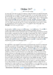 Online 247 | Dansk Essay