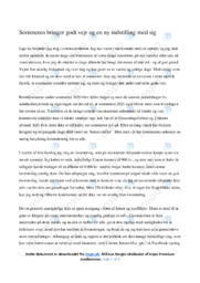 Sommeren | Reflekterende artikel