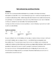Rød sodavand og syre/base-titrering | Kemi