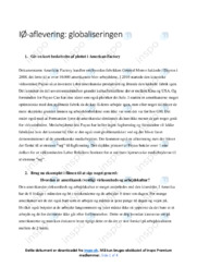 GLobaliseringen | IØ opgave