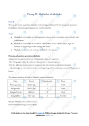 Oxidation af alkoholer | Kemirapport | Noter