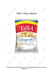 Fedt i chips | Kemirapport | Noter