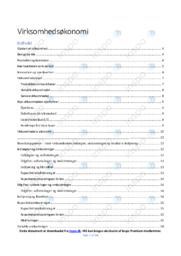 Noter til virksomhedsøkonomi | Over 60 sider