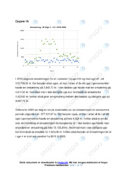 Omsætningen for øl | Opgave
