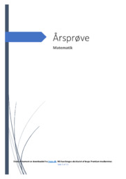 Statestik | Årsprøve