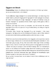 Opgave om Brexit | Innovation