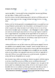 Vi kommer alle til at lide en binefuld død | Analyse | Jan Gintberg