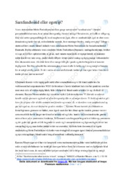 Samfundssind eller egotrip | Dansk Essay