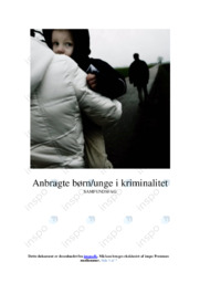 Anbragte børnunge i kriminalitet | Dansk Essay