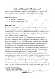 Bøgeskov i maj | Analyse | P.C. Skovgaard