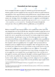 Ensomhed om børn og unge | Dansk Essay