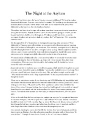 The Night at the Asylum