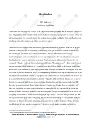 Skrubtudsen | Analyse | HC. Andersen