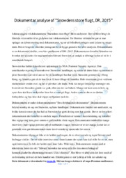 Snowdens store flugt | Analyse | DR
