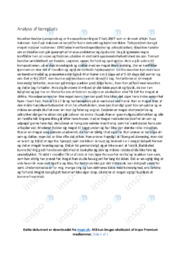 Læreplads | Noter Analyse | Kim Fupz Aakeson