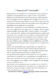 Fædrelandet | Analyse | H.C. Andersen
