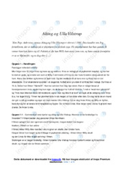 Alting og Ulla Vilstrup | Analyse | Kim Fupz Aakerson