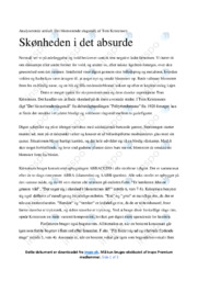 Det blomstrende slagsmål | Analyse | Tom Kristensen