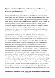 Gymnasiets pensum reproducerer en… | Analyse