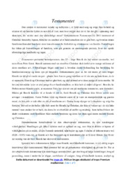 Testamentet | Analyse | Christian Sønderby Jepsen