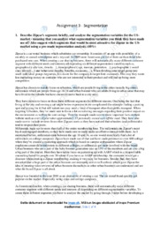 Zipcar | Segmentation | Afsætning