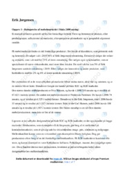 Erik Jørgensen | Afsætningsopgave