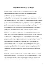 Unges fascination af gys og uhygge | Essay