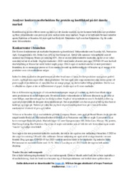 Protein og kosttilskud | Konkurrenceforhold