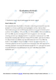 Royal Unibrew AS | Konkurrenceforhold