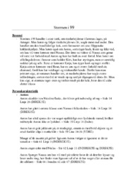 Stormen i 99 | Analyse | Dansk