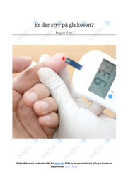 Glukosen | Biologirapport