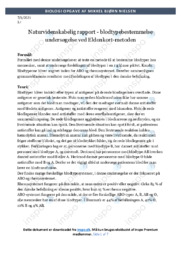Blodtypebestemmelse | Eldonkort-metoden