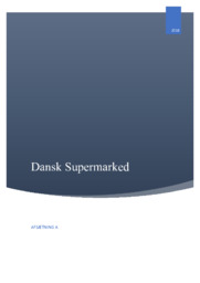 Dansk supermarked | Afsætning