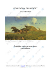 Guldalder | Nationalromantik | DHO