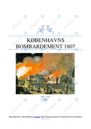 Københavns bombardement 1807 | DHO