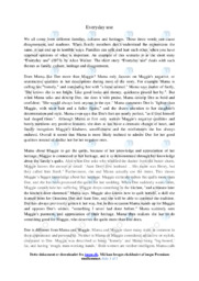 ‘Everyday use’ | Analytical essay